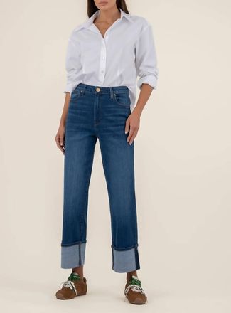 Kut from the Kloth Sienna High Rise Straight Leg Jeans In Admire