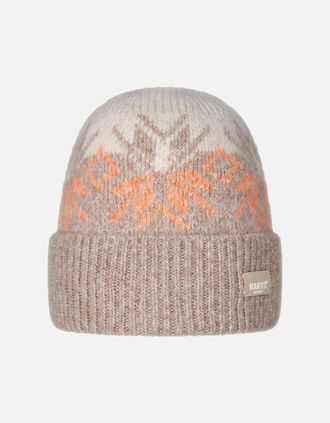 Barts Womens Barts Womens Fairywren Fair Isle Pattern Beanie - Orange - Size: ONE size