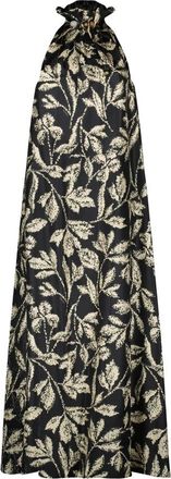 Max Mara Silk Twill Maxi Jurk - Dames - Maxi kleedjes - Zwart - 3XS - Kleedjes