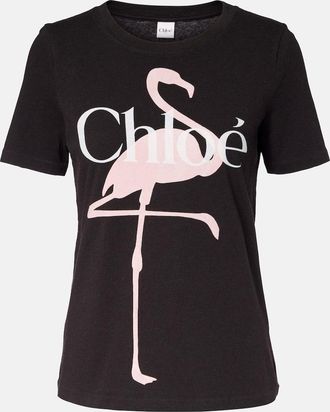 Chloé Chloé Logo cotton jersey T-shirt