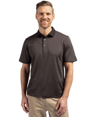 Cutter & Buck Virtue Pique Micro Stripe Mens Short Sleeve Polo