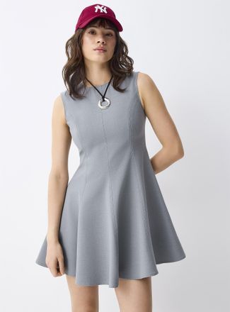 Twik Womens Fitted-waist flared tailored dress