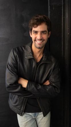 Mauritius Thees Leather Jacket In Black