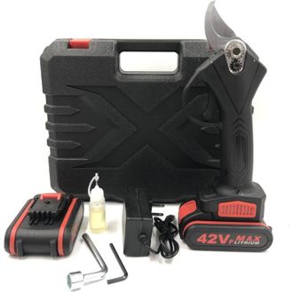 OEM Podadora El&eacute;ctrica Inal&aacute;mbrica 42vf - Motor De 800 W - Capacidad De Corte De 30 Mm - Autonom&iacute;a De La Bater&iacute;a De 2,5 A 3,5 H - Cuchilla De Aleaci&oacute;n Sk5