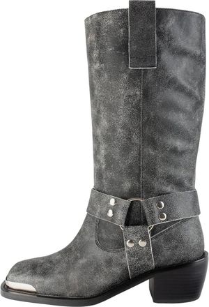 L37 Schoenen, Dames, Grijs, 36 EU, Jungle King Stijlvol Schoeisel