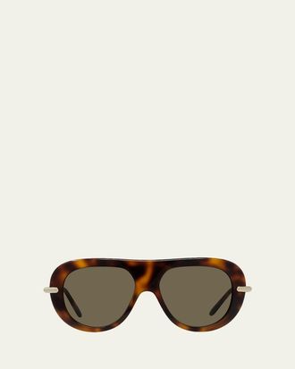 Loewe Slim 52mm Pilot Sunglasses