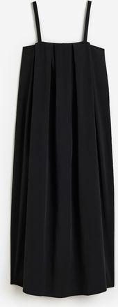H&M Plissiertes Kleid - Schwarz