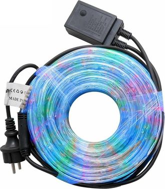 Trade Shop Trade Shop - Tubo Luminoso Natalizaci&oacute;n 20 Metri Led Multicolor Controler 8 Funciones X External