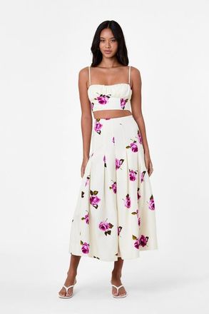 Nicholas Yulia Top in Floating Rosebuds at Nordstrom, Size 12