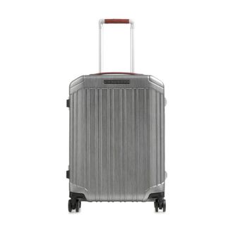 Piquadro Ultra Slim 4-Wheel Cabin Trolley Luggage - unisex - Piquadro - Cabin Bags - Gray - ONE SIZE - Suitcases