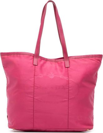Prada Pre-owned Prada Tessuto Canapa Logo Tote 51VKF8BQR7G22B8O