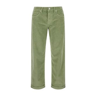 Roy Rogers Pantaloni dritti New Oskar - - Trousers - Donna - Verde - W29