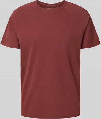 Review T-Shirt mit Raglan&auml;rmeln in Rostrot, Gr&ouml;&szlig;e XS