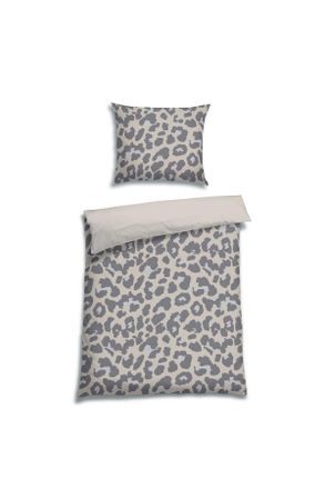 FLORELLA Bettw&auml;sche, Beige, Textil, Animalprint, 140x200 cm, pflegeleicht, atmungsaktiv, hautfreundlich, schadstoffgepr&uuml;ft, dicht gewebtes Garn, Heimtextilien,