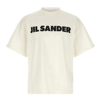 Jil Sander Heren, Tops, Wit, Maat: XL Katoen