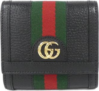 Gucci Black Leather Wallet (Bi-Fold) (Pre-Owned)