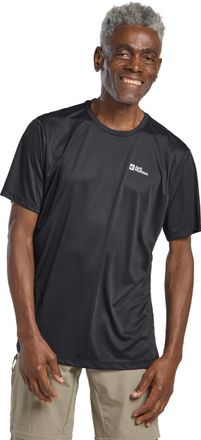 Jack Wolfskin Funktionsshirt JACK WOLFSKIN TECH T M, Herren, Gr. XXL, grau (phantom), Obermaterial: 100% Polyester, normal, Rundhals, Shirts Funktionsshirt