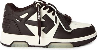 Off-white Womens Off White Out Of Office Trainers, Signature Arrows Sneakers in.Chocolate Cream - Brown - Size UK 3