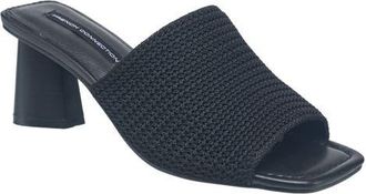 French Connection Sevran Knit Mule in Black at Nordstrom, Size 10