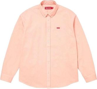 SUPREME SS26 Small Box Denim Shirt Pale Pink SUP-SS26-362-PNK