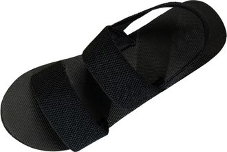 Generic Womens Summer Outdoor Fashion Sandals Thick Sole Roman Footwear For Travel And Casual Walking (Black, 5.5)