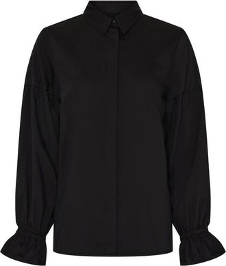 BTF-CPH Btfcph - Overhemden - Dames - Blouses & Shirts - Zwart - Maat: XL Zijde