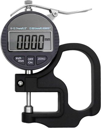 OEM Micr&oacute;metro Electr&oacute;nico Digital De 0-12,7 Mm, Medidor De Profundidad De 0,01 Mm, Adecuado Para Medir El Grosor Del Cuero Y La Pel&iacute;cula De Papel