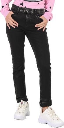 Pinko Ladies Black Sabrina 1 Cropped Skinny Jeans, Wiast Size 27