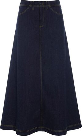 Bitte Kai Rand Lange Denim Rok - Dames - Spijkerrokken - Blauw - L - Denim - Rokken