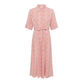 Cream Crtiah Shirt Dress - Dames - Shirt Kleedjes - Roze - 2XL - Leer - Kleedjes
