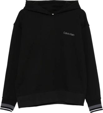 Calvin Klein Felpa con cappuccio e logo - Nero