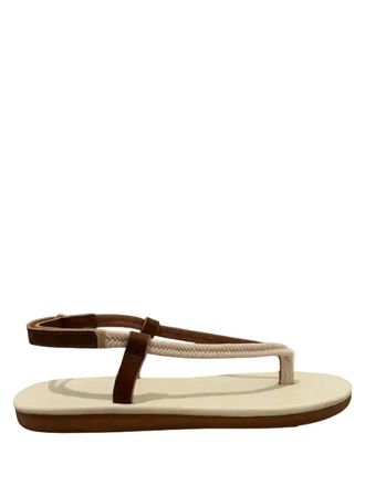Ancient Greek Sandals Womens Zoi Flat Sandal In Beige/tan