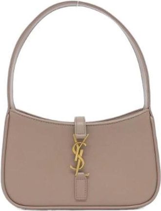 Saint Laurent Pre-owned Le 5 A 7 Mini Calf Shoulder Bag - - Pre-owned - Donna - Beige - ONE SIZE
