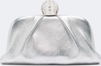 Aquazzura Clutch Tequila in canvas