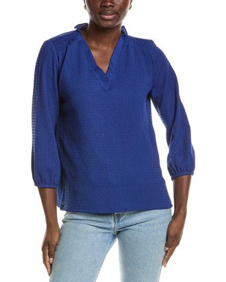 Jones New York 3/4-Sleeve V-Neck Top