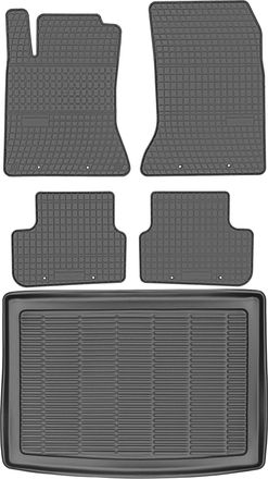 OEM Juego De Alfombrillas De Goma Para Coche Y Maletero Para Mercedes Clase B W246 (2011-2018)