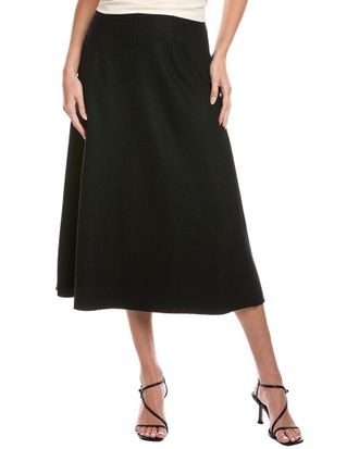 Eileen Fisher Eileen Fisher Petite Felted Wool A-Line Skirt