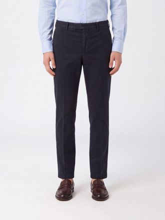 Pantaloni Torino Pantaloni chino slim fit in cotone stretch con pince e chiusura decentrata