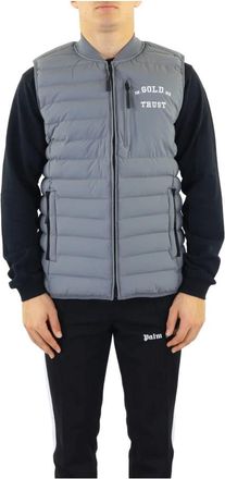 In Gold We Trust Heren The Glory Bodywarmer - Heren - Bodywarmers - Grijs - XS - Jassen
