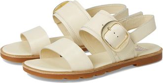 Sorel Ella Iii Slingback Womens Sandals Honey White/Iced Tea : 10.5 B - Medium, Leather/Suede