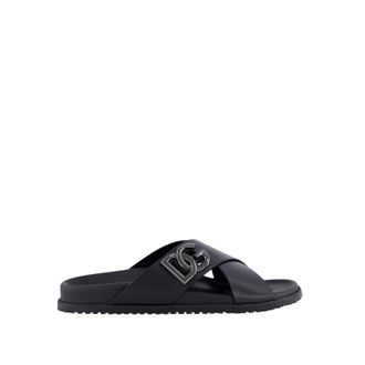 Dolce & Gabbana Heren Kust Sandalen - Heren - Sandalen - Zwart - 39 EU - Schoenen