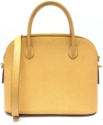 Celine Pre-owned Leather celine-bags - Dames - Vintage Handtas - Geel - ONE Size - Vintage