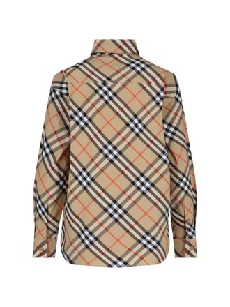 Burberry Womens Shirts Beige Cotton