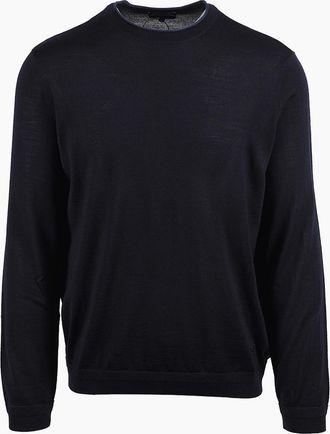 Emporio Armani Mens EMPORIO ARMANI TRAVEL ESSENTIAL SWEATSHIRT NAVY - Size: 44