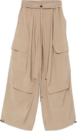 Isabel Benenato Cargo broek - Beige