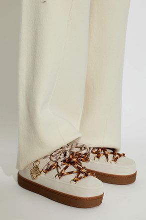INUIKII Quilted Suede Snow Boots, Womens, White