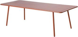 Concept Usine Mesa de jard&iacute;n de 10/12 plazas de terracota de 234 cm