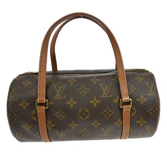 Louis Vuitton Papillon Handbag Monogram Canvas Brown Canvas Handbag (Pre-Owned)