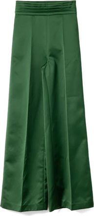 Viktor & Rolf Wide Trousers, female, Green, S, Viktor & Rolf Trousers Green