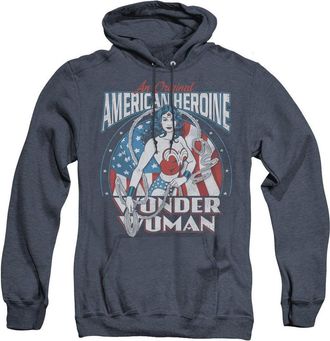 Gildan DC Comics American Heroine Adult Heather Hoodie / Hooded Sweatshirt